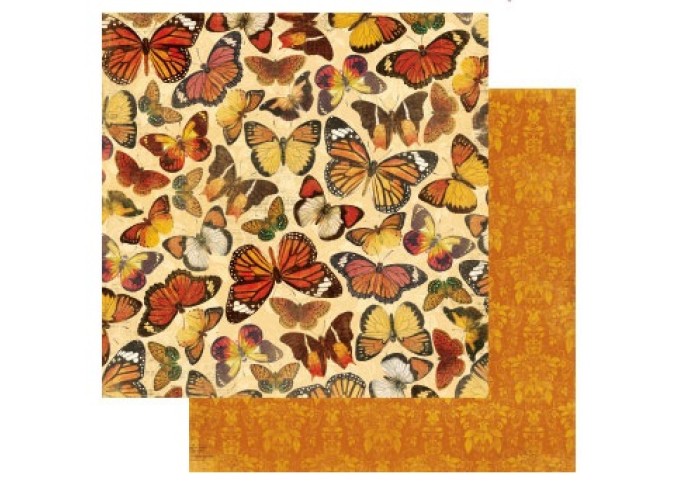 Χαρτόνι Scrapbooking BUTTERFIES PAPER 30cm x30cm Χαρτόνι Scrapbooking BUTTERFIES PAPER 30cm x30cm