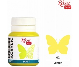 Ακρυλικό Χρώμα Lemon 20ml Ακρυλικό Χρώμα Lemon 20ml
