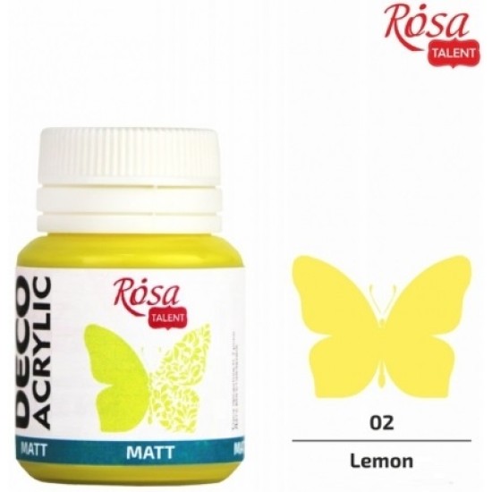 Ακρυλικό Χρώμα Lemon 20ml Ακρυλικό Χρώμα Lemon 20ml