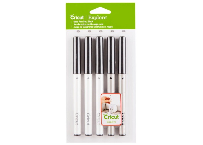 Cricut Variety Pen Set Black 5pcs Cricut Variety Pen Set Black 5pcs