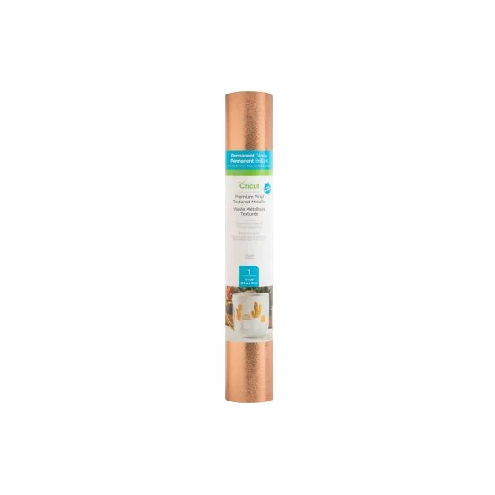 Cricut Premium Vinyl ™ Textured Metallic, Copper 30.5cm X 122cm