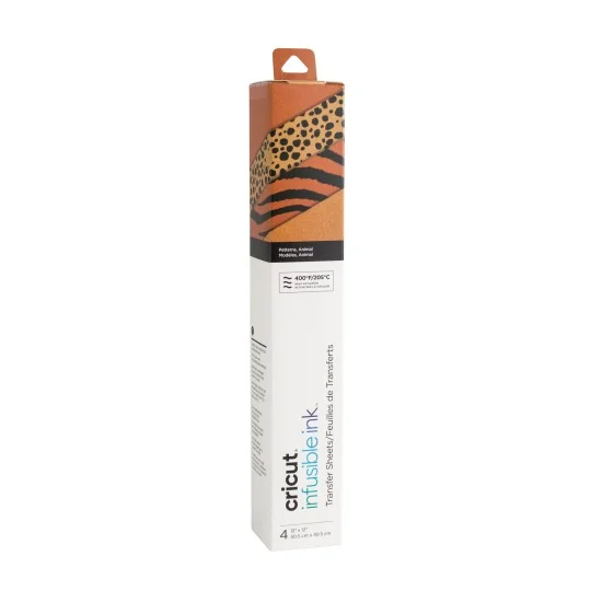 Cricut Infusible Ink 4φύλλα 30.5cm x 30.5cm Animal Print