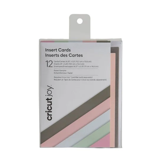 Cricut Joy Insert Cards Pastel 12 τεμ