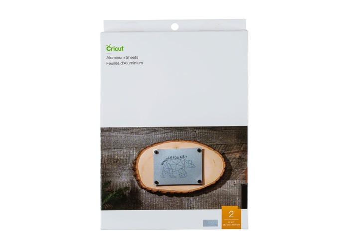 Cricut Φύλλα Αλουμινίου 12.7cm x 17.75cm -2φ