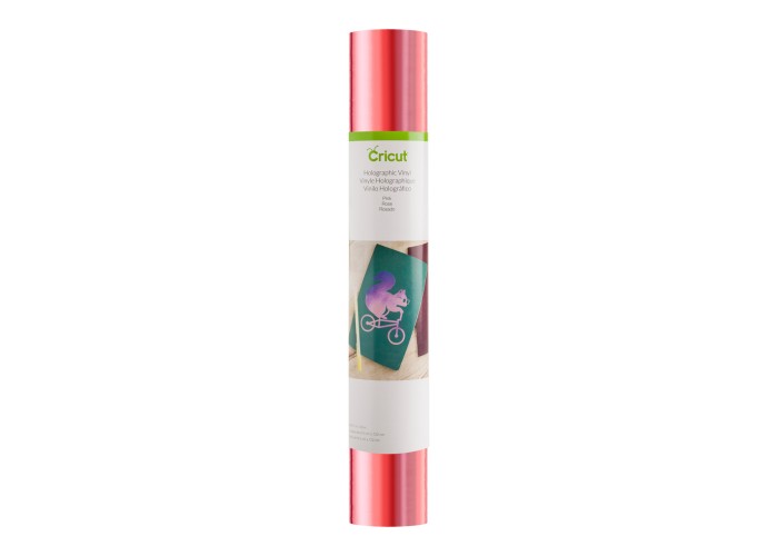 Cricut Holographic Vinyl Pink 30.5cm x 122cm Cricut Holographic Vinyl Pink 30.5cm x 122cm