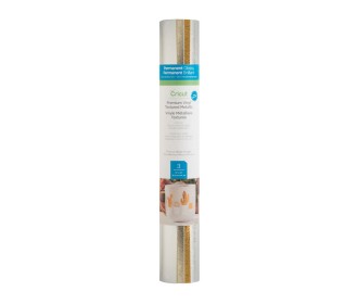 Cricut  Premium Vinyl ™ Textured Metallic,3φύλλα 30.5cm x 61cm Gold Silver Platinum Cricut  Premium Vinyl ™ Textured Metallic,3φύλλα 30.5cm x 61cm Gold Silver Platinum