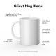 Cricut sublimation κούπες λευκές 340ml 2τεμ Cricut sublimation κούπες λευκές 340ml 2τεμ