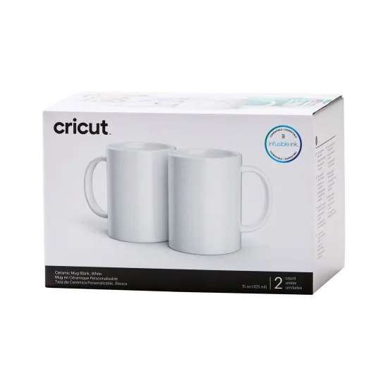 Cricut sublimation κούπες λευκές 340ml 2τεμ