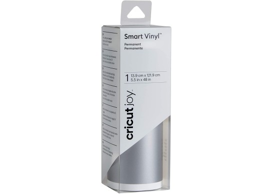  Cricut Joy Smart Vinyl – Permanent Silver Αυτοκόλλητο 13.9cm x 121.9cm