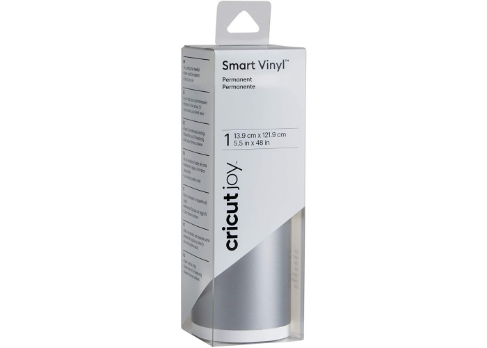 Cricut Joy Smart Vinyl – Permanent Silver Αυτοκόλλητο 13.9cm x 121.9cm Cricut Joy Smart Vinyl – Permanent Silver Αυτοκόλλητο 13.9cm x 121.9cm