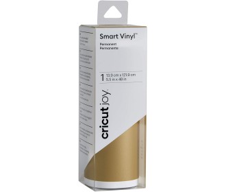Cricut Joy Smart Vinyl – Permanent, Gold Αυτοκόλλητο 13.9cm x 121.9cm Cricut Joy Smart Vinyl – Permanent, Gold Αυτοκόλλητο 13.9cm x 121.9cm