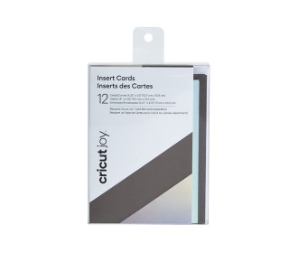 Cricut Joy Insert Cards, Gray/Silver Matte Holographic 12τεμ Cricut Joy Insert Cards, Gray/Silver Matte Holographic 12τεμ