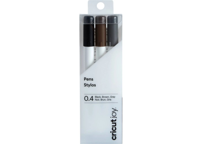 Cricut Joy Pens 0.4 Mm Black, Brown, Grey