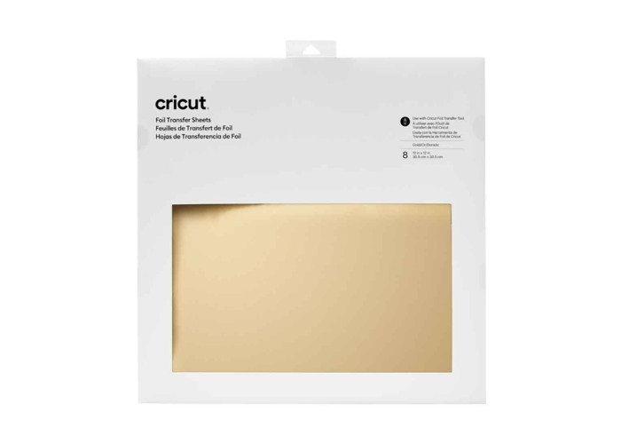 Foil Transfer Sheets, Gold 8τεμάχια