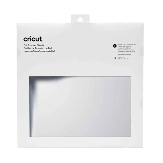 Foil Transfer Sheets, Silver 8τεμάχια