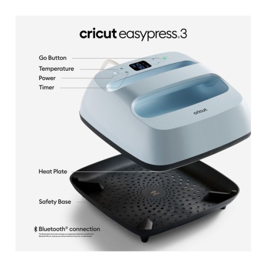 Cricut EasyPress® 3 – 22.5x22.5cm Cricut EasyPress® 3 – 22.5x22.5cm
