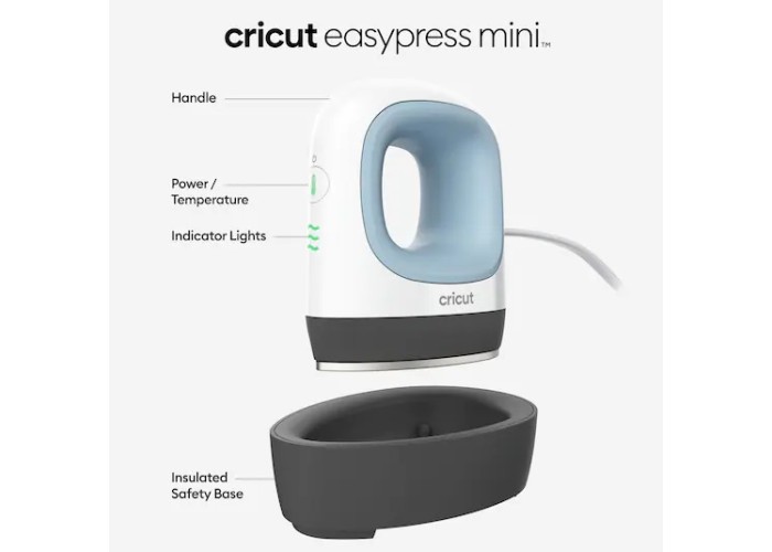Cricut EasyPress Mini™, Zen Blue EU 8cmx5cm Cricut EasyPress Mini™, Zen Blue EU 8cmx5cm
