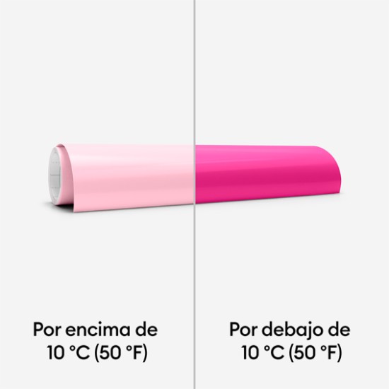 Cold-Activated, Color-Changing Vinyl – Light Pink - Magenta 30,5cm x 61cm Cold-Activated, Color-Changing Vinyl – Light Pink - Magenta 30,5cm x 61cm