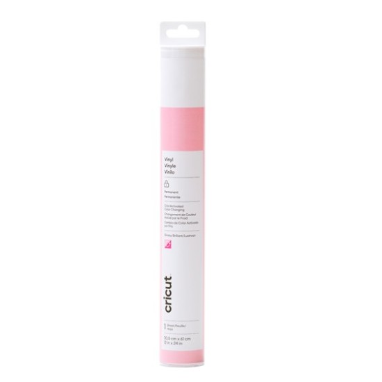 Cold-Activated, Color-Changing Vinyl – Light Pink - Magenta 30,5cm x 61cm Cold-Activated, Color-Changing Vinyl – Light Pink - Magenta 30,5cm x 61cm