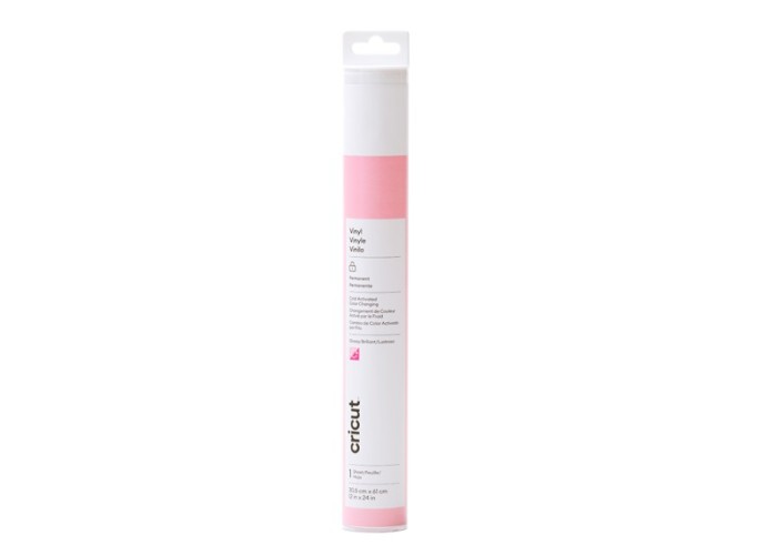 Cold-Activated, Color-Changing Vinyl – Light Pink - Magenta 30,5cm x 61cm Cold-Activated, Color-Changing Vinyl – Light Pink - Magenta 30,5cm x 61cm