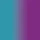 Cold-Activated, Color-Changing Vinyl – Permanent, Turquoise - Purple 30,5cm x 61cm