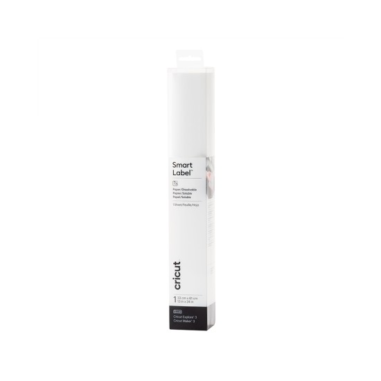 Cricut SMART DISSOLV PAPER LABELS WHITE 33 cm x 61 cm Cricut SMART DISSOLV PAPER LABELS WHITE 33 cm x 61 cm