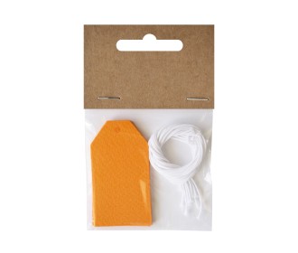Ετικέτες 3.2cm x 5.8cm 12τεμ - πορτοκαλί Ετικέτες 3.2cm x 5.8cm 12τεμ - πορτοκαλί