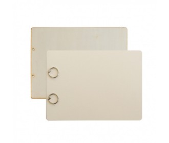 Βιβλίο ευχών Α4 , ξύλινα εξώφυλλα, 24φύλλα 