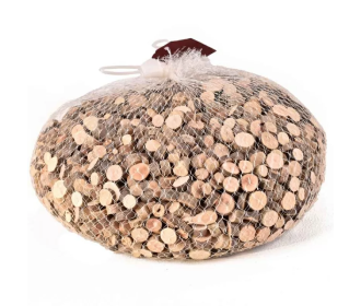 Μίνι ξύλινες ροδέλες  0.8cm ύψος x 1.2cm διάμετρος 1kg Μίνι ξύλινες ροδέλες  0.8cm ύψος x 1.2cm διάμετρος 1kg