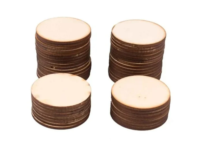 Ξύλινες Ροδέλες 40τεμ 5cm