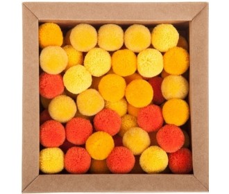 Πομ πομ 20mm 60 τεμάχια - Sunrise Soft Merino Wool Πομ πομ 20mm 60 τεμάχια - Sunrise Soft Merino Wool