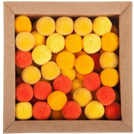 Πομ πομ 20mm 60 τεμάχια - Sunrise Soft Merino Wool Πομ πομ 20mm 60 τεμάχια - Sunrise Soft Merino Wool