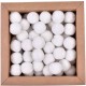 Πομ πομ 20mm 60 τεμάχια - White Soft Merino Wool Πομ πομ 20mm 60 τεμάχια - White Soft Merino Wool