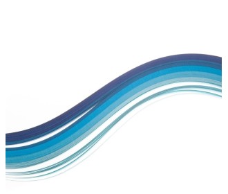 Xαρτολωρίδες Quilling 130gr 25τεμ 3 mm - αποχρώσεις Μπλε Xαρτολωρίδες Quilling 130gr 25τεμ 3 mm - αποχρώσεις Μπλε