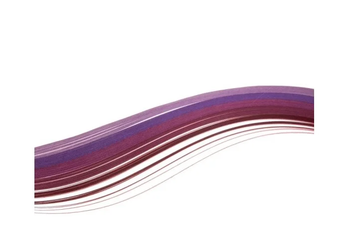 Xαρτολωρίδες Quilling 130gr 25τεμ 3 mm - αποχρώσεις Μωβ