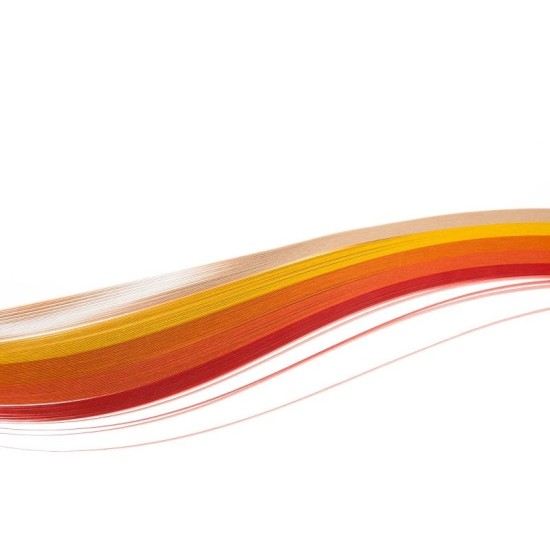 Xαρτολωρίδες Quilling 130gr 25τεμ 6 mm - αποχρώσεις Πορτοκαλί Xαρτολωρίδες Quilling 130gr 25τεμ 6 mm - αποχρώσεις Πορτοκαλί