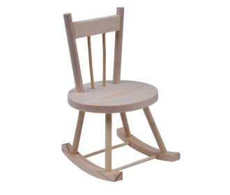 Μινιατούρα καρέκλα κουνιστή 7.5 x 9.5 x 12.5 Μινιατούρα καρέκλα κουνιστή 7.5 x 9.5 x 12.5