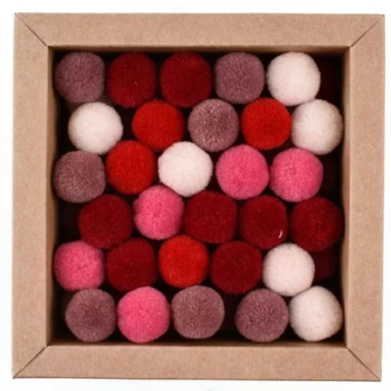 Πομ πομ 20mm 60 τεμάχια - Mix Antique (pastel) Ροζ Soft Merino Wool Πομ πομ 20mm 60 τεμάχια - Mix Antique (pastel) Ροζ Soft Merino Wool