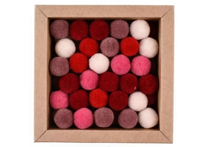 Πομ πομ 20mm 60 τεμάχια - Mix Antique (pastel) Ροζ Soft Merino Wool Πομ πομ 20mm 60 τεμάχια - Mix Antique (pastel) Ροζ Soft Merino Wool