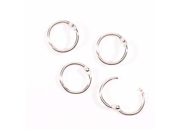 Book binding rings 20mm 12pcs Silver Book binding rings 20mm 12pcs Silver