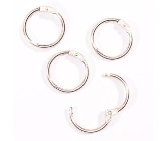 Book binding rings 25mm 12pcs Silver Book binding rings 25mm 12pcs Silver