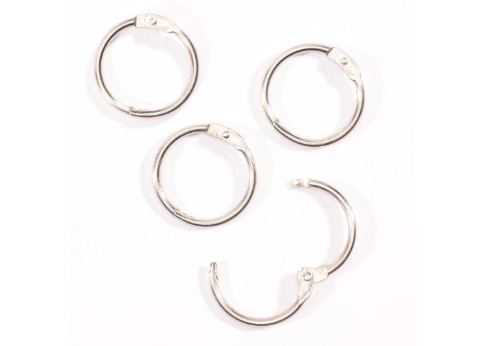 Book binding rings 25mm 12pcs Silver Book binding rings 25mm 12pcs Silver