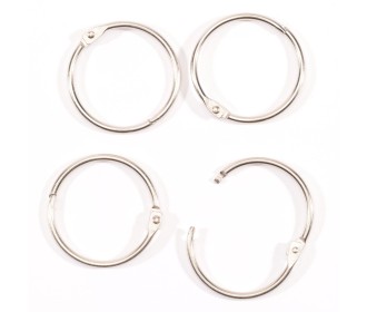 Book binding rings 38mm 12pcs Silver Book binding rings 38mm 12pcs Silver