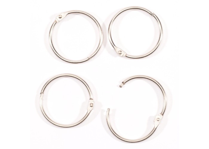 Book binding rings 38mm 12pcs Silver Book binding rings 38mm 12pcs Silver