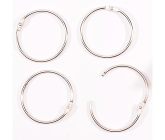 Book binding rings 50mm 12pcs Silver Book binding rings 50mm 12pcs Silver