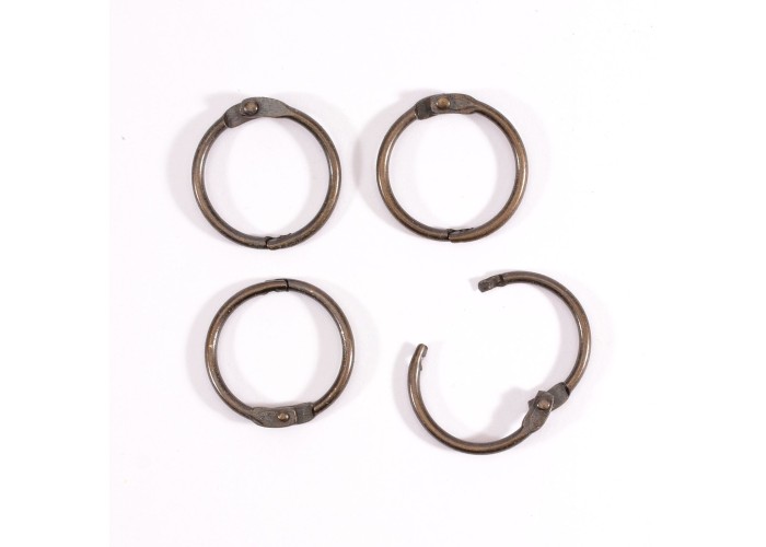 Book binding rings 25mm 12pcs Copper Book binding rings 25mm 12pcs Copper