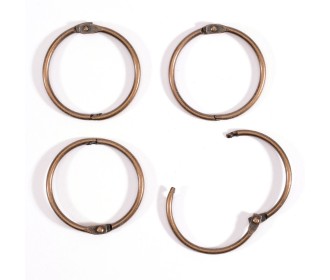 Book binding rings 38mm 12pcs Copper Book binding rings 38mm 12pcs Copper