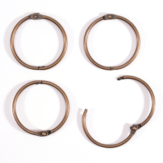 Book binding rings 38mm 12pcs Copper Book binding rings 38mm 12pcs Copper