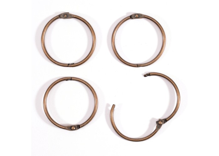 Book binding rings 38mm 12pcs Copper Book binding rings 38mm 12pcs Copper