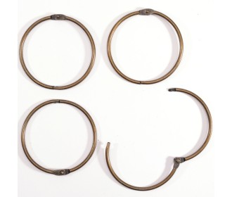 Book binding rings 75mm 6pcs Copper Book binding rings 75mm 6pcs Copper